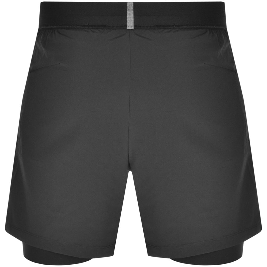 Alternative Image for ProductNike Training Logo Yoga Shorts Black2